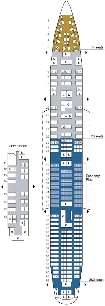 Atlantic Boeing 747 400 Seating Chart