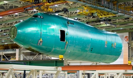 Boeing 747 8 Under Construction