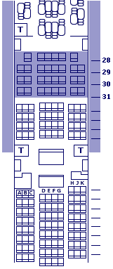 British airways 747 seat map