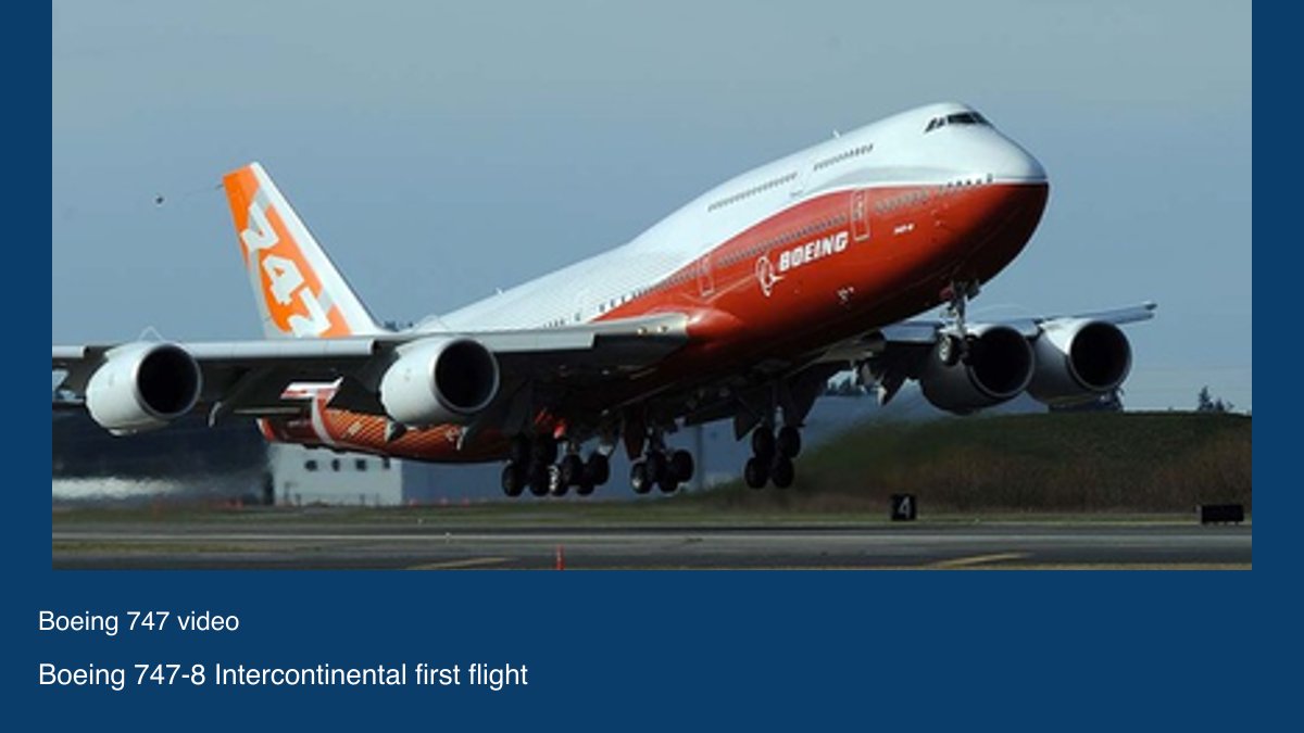 Video preview: Boeing 747-8 Intercontinental first flight