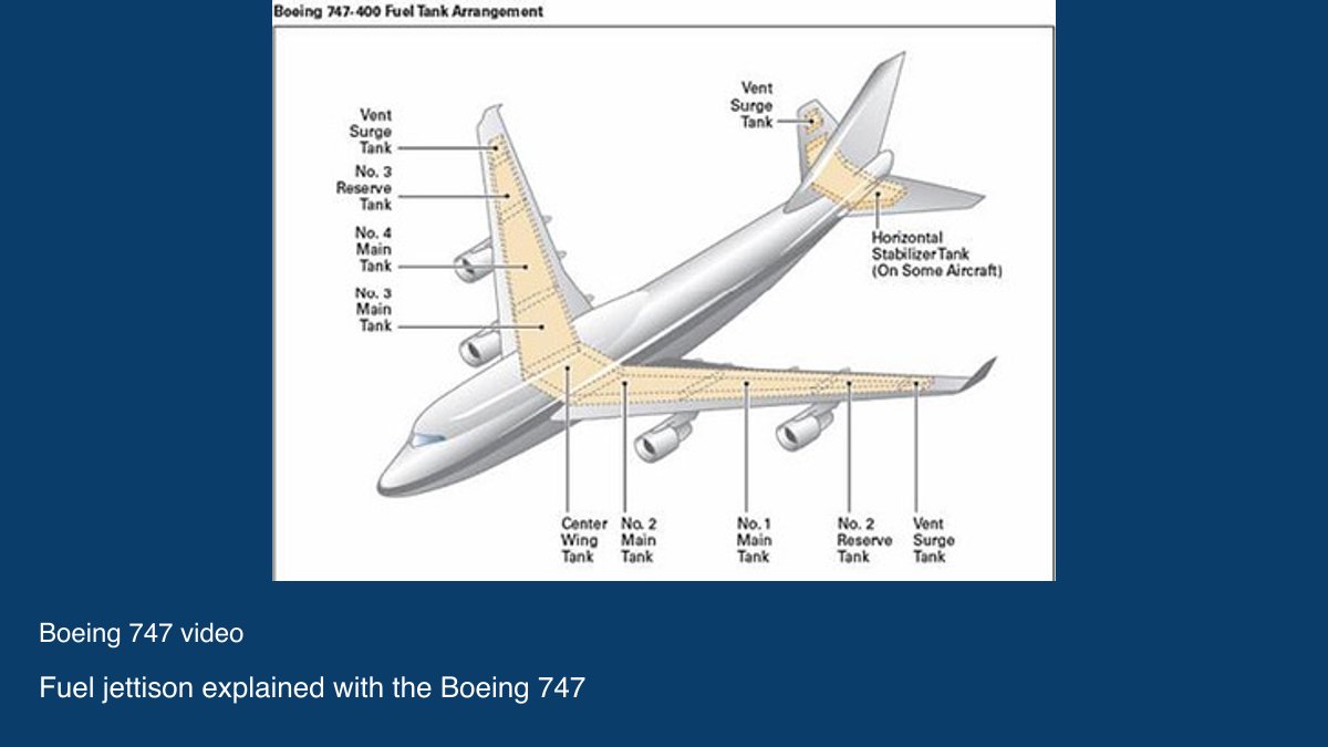 Video preview: Fuel jettison explained with the Boeing 747