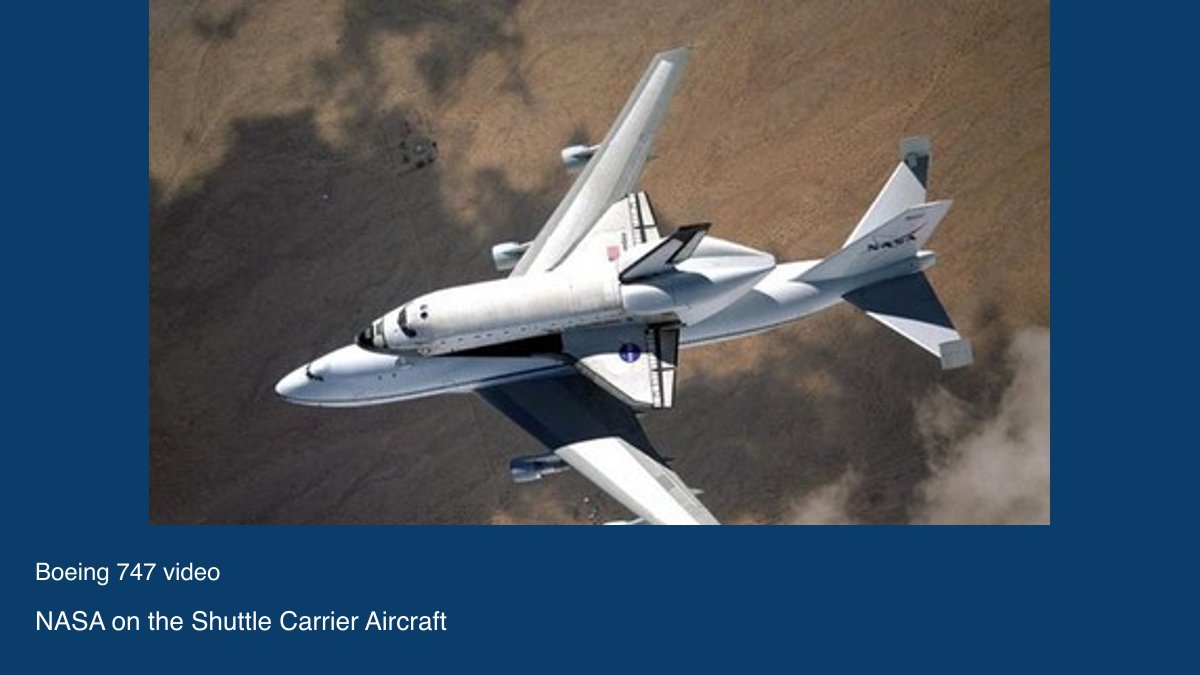 Video preview: NASA on the Shuttle Carrier Aircraft