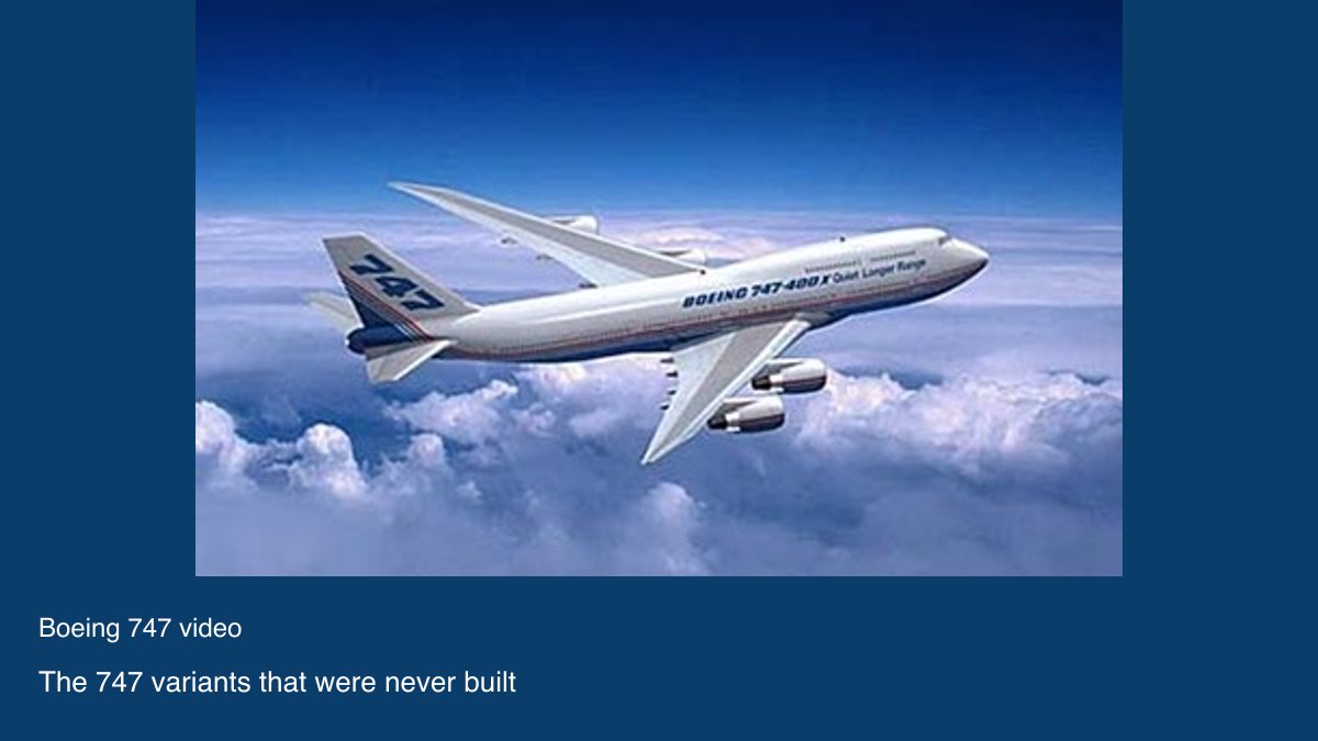 Video preview: The 747 variants that were never built