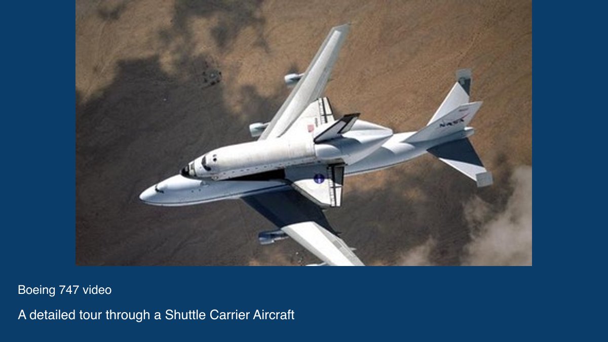 Video preview: A detailed tour through a Shuttle Carrier Aircraft